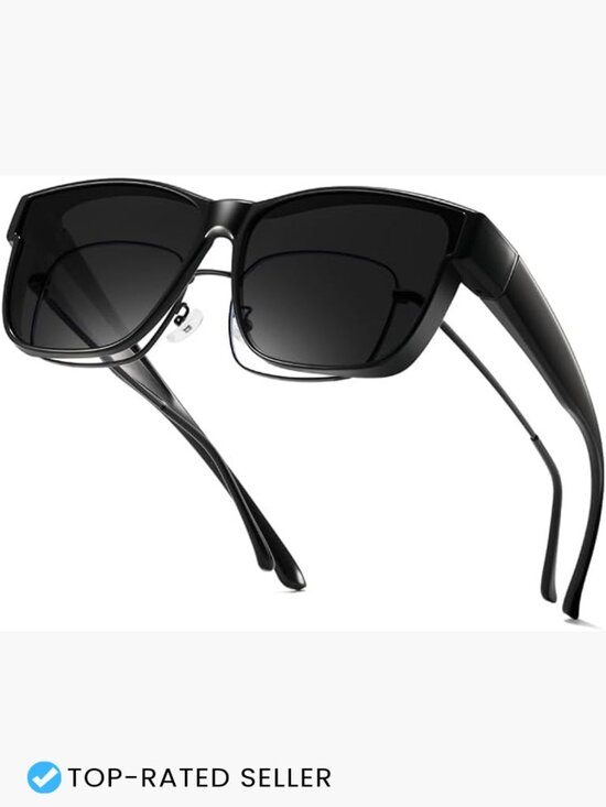 Oversized Fit Over Glasses Sunglasses Trendy Polarized UV Protection Driving main image 7